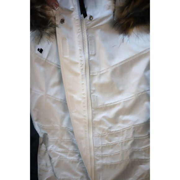 Obermeyer Women's Sz 14 White Tuscany II Insulated Winter Puffer Jacket - Picture 12 of 16